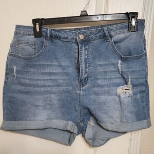Stretchy denim shorts 2xl item 28